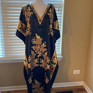 Winlar Caftan MuMu Kimono Swimsuit Coverup One Size